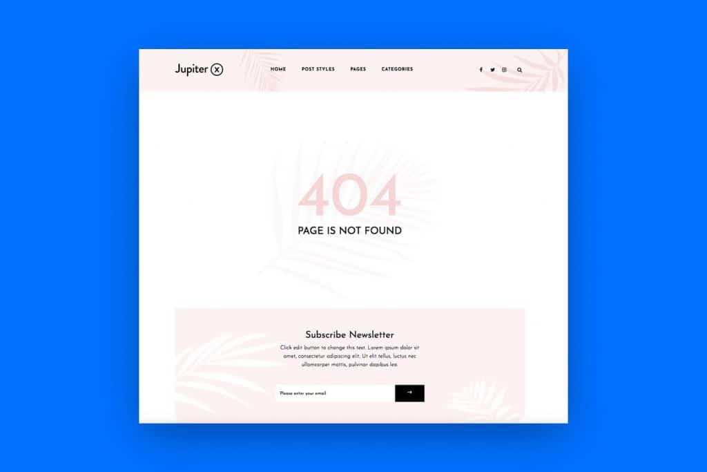 how to create custom 404 pages with Jupiter X featured image