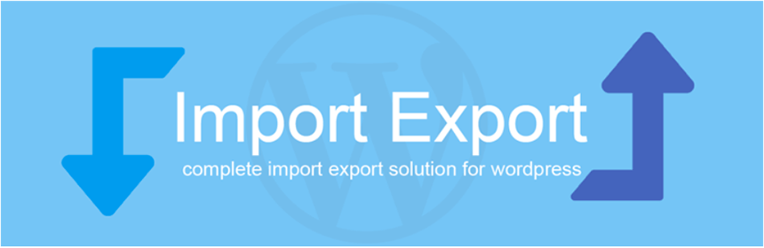 WordPress Import/Export plugins - WP import export lite